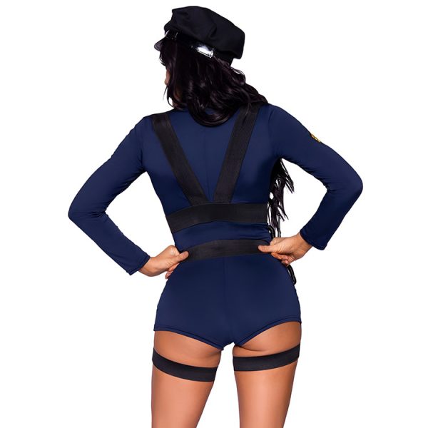 Sexy Policewoman Costume Lingerie - Halloween Cosplay Uniform - Image 4