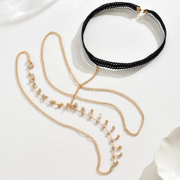 Sexy Rhinestone Leg Chain: Hot Girl Summer Tassel Body Jewelry - Image 3