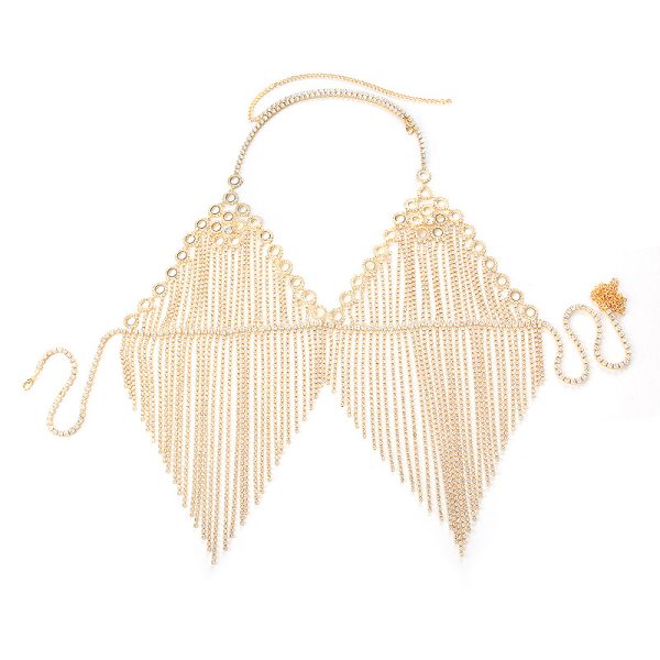 Diamond Tassel Body Chain: Luxury Nightclub Bikini Bra Necklace - Image 4