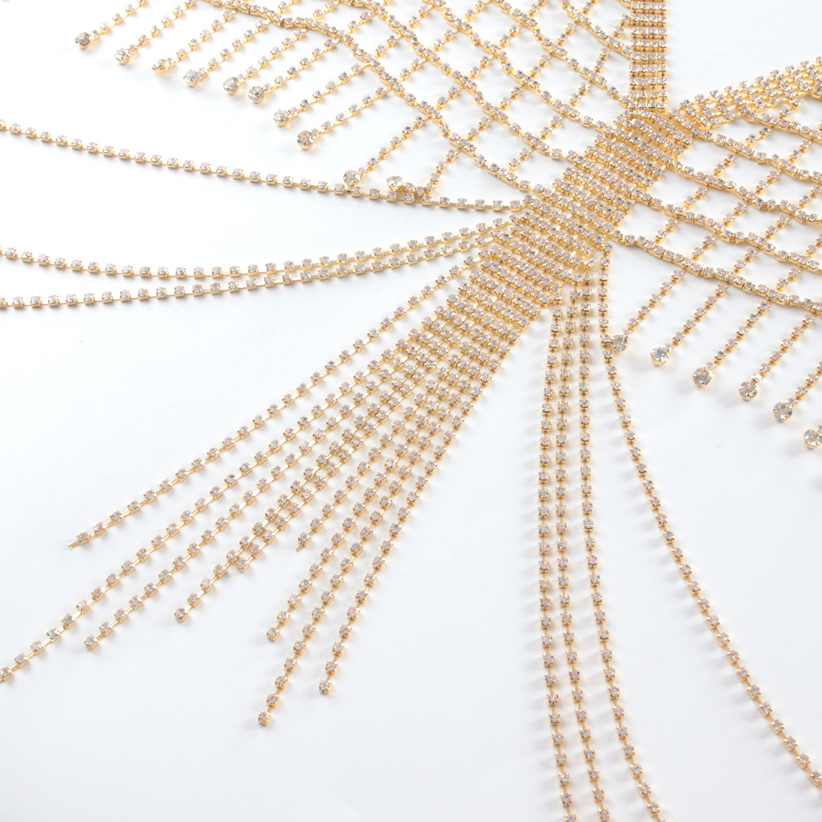 Luxury Diamond Body Chain: Sexy Tassel Bikini Bra Chest Jewelry - Image 4