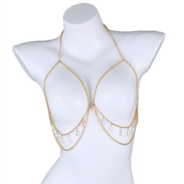 Diamond Tassel Body Chain: Sexy Bikini Bra Beach Jewelry for Women - Image 5