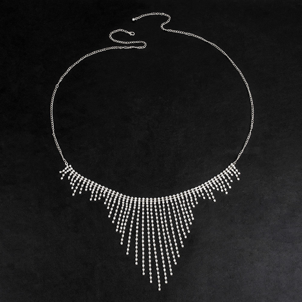 Rhinestone Tassel Body Chain: Sexy Bikini Jewelry for Summer - Image 3