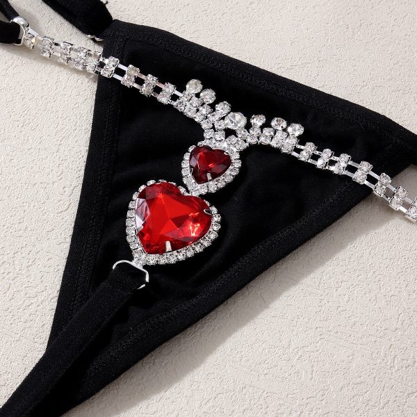 Rhinestone Thong Chain: Sexy Low Waist Bikini Body Jewelry - Image 4