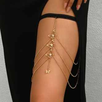 Explosions Sexy Joker Butterfly Thigh Chain - H0004