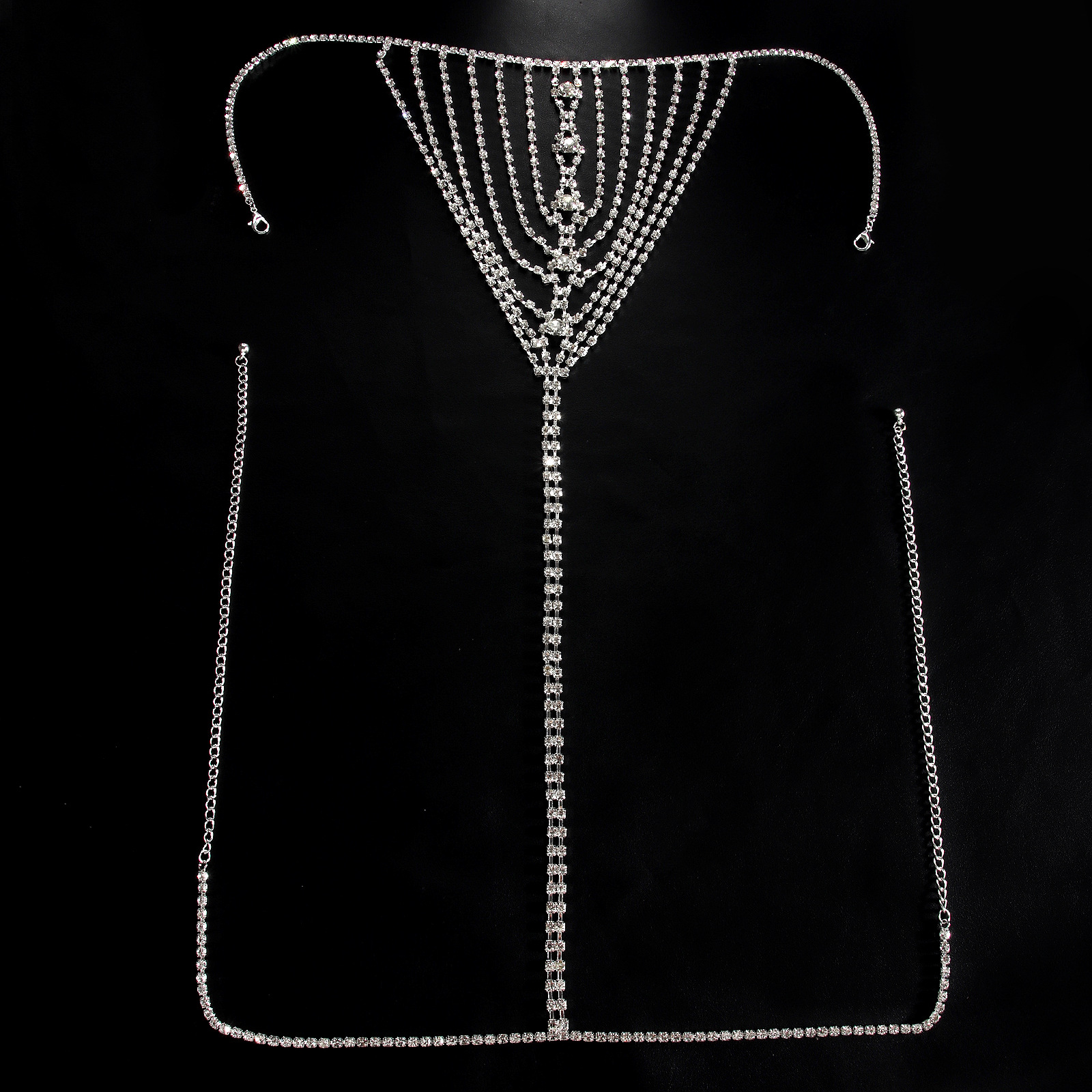 Explosive Rhinestone Butterfly Body Chain: Hot Girl Bikini Chest Jewelry - Image 4
