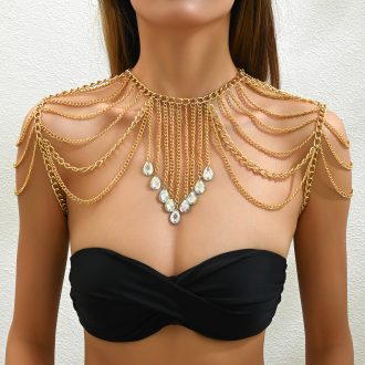 Sexy Tassel Body Chain: Europe US Fashion Shoulder Jewelry for Nightclub