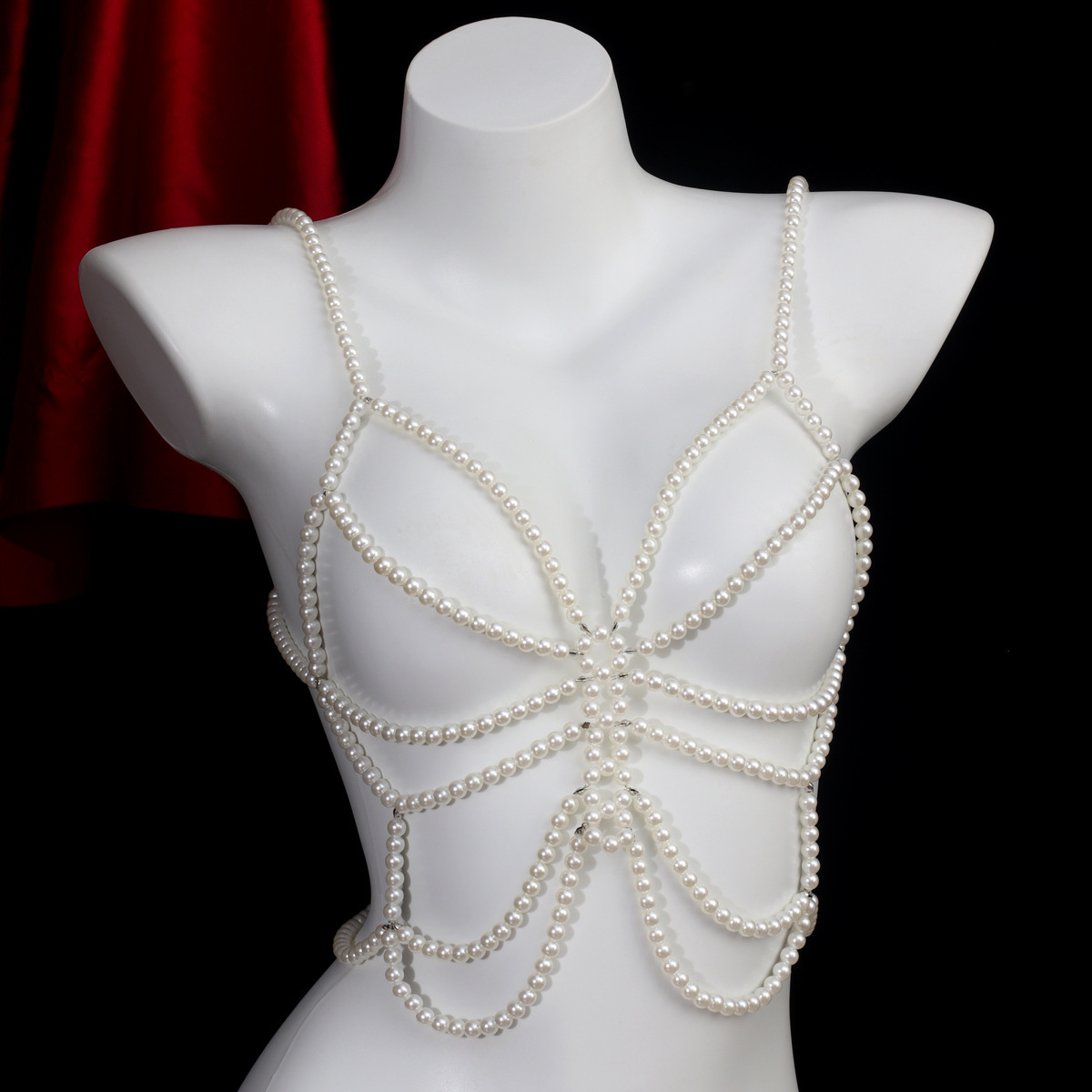 Pearl Body Chain Set: Sexy Waist Jewelry Fashion - Image 3