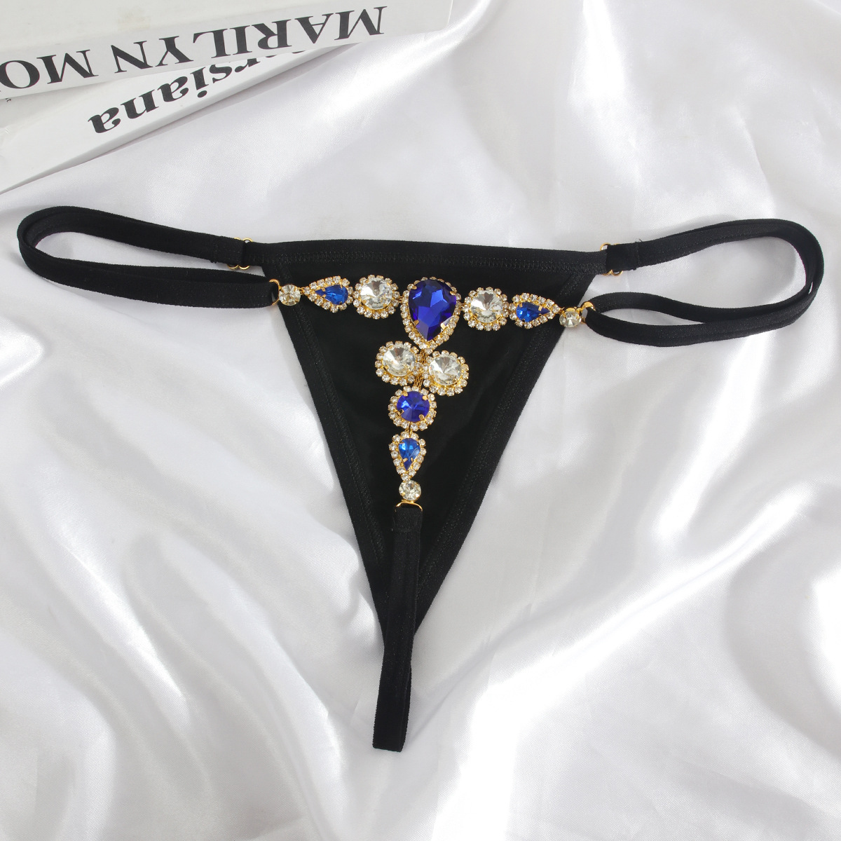 Rhinestone Body Chain Thong: Sexy Bikini Lingerie for Hot Girls - Image 6