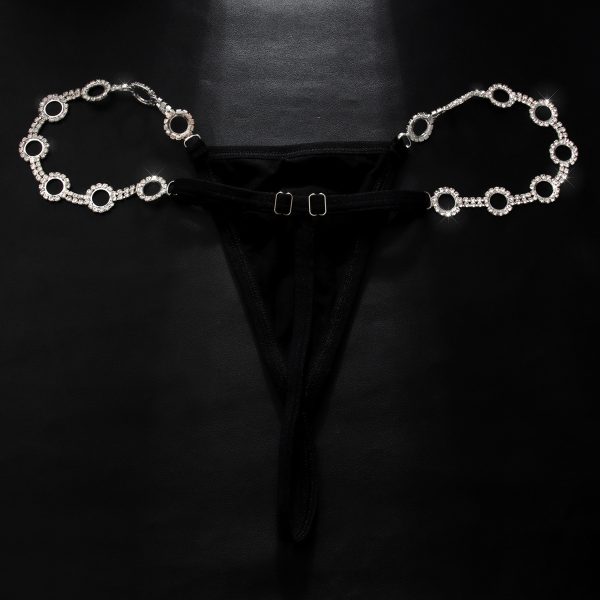 Rhinestone Bikini Body Chain: Sexy Thong Jewelry for Beach & Club - Image 2