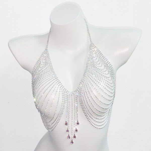 Diamond Tassel Body Chain: Sexy Nightclub Bikini Chest Jewelry - Image 3