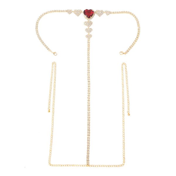 Diamond Rhinestone Body Chain G-String: Sexy Sparkle Lingerie - Image 5