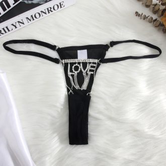 Diamond LOVE Body Chain: Sexy Waist & Thong Chain Jewelry