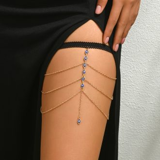 Devil's Eye Leg Chain: Sexy Niche Fashion Body Jewelry