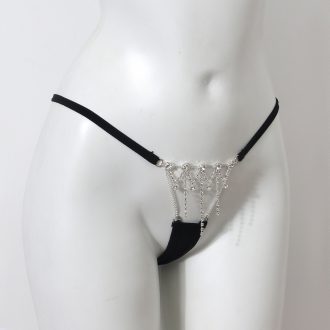 Flash Diamond Tassel Body Chain: Sexy Thong Nightclub Jewelry