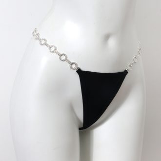 Rhinestone Bikini Body Chain: Sexy Beach Thong Jewelry