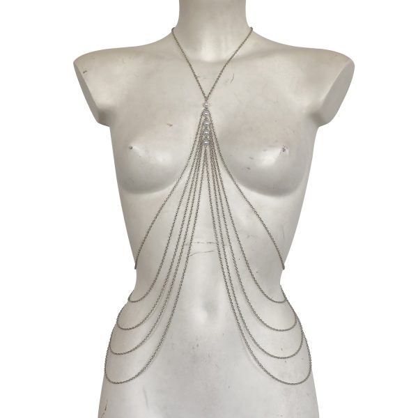 Sexy Pearl Body Chain: European American Cut Out Jewelry - Image 6