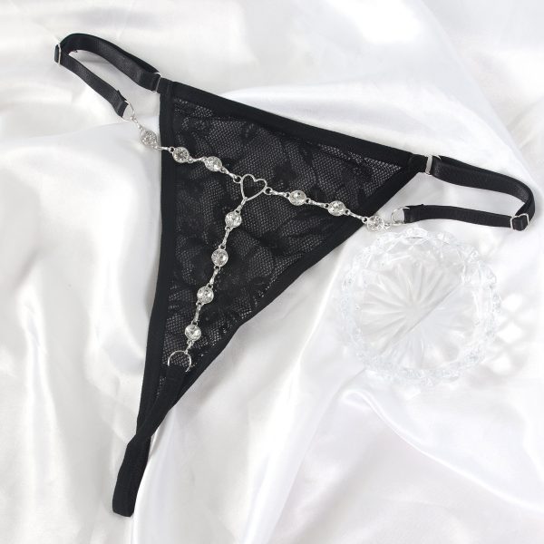 Diamond Bikini G-String: Sexy Body Chain Panties for Beach & Nightclub - Image 4