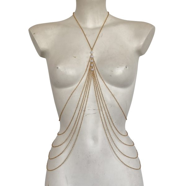 Sexy Pearl Body Chain: European American Cut Out Jewelry - Image 5