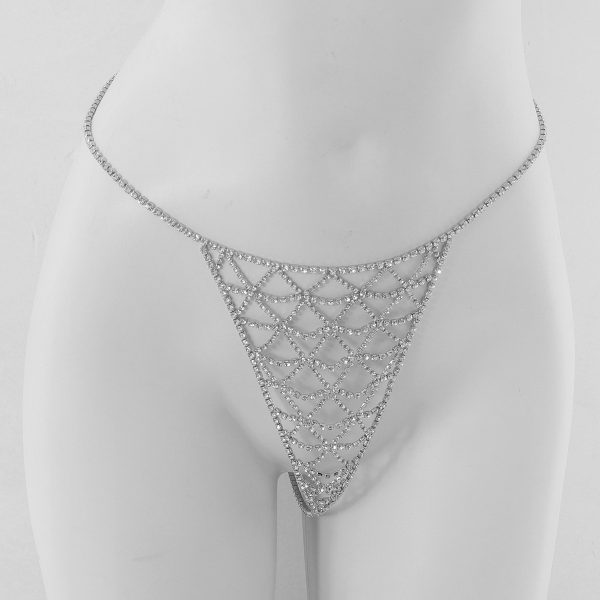 Rhinestone Bikini Bra Body Chain - Sexy Beach Nightclub Jewelry - Image 5