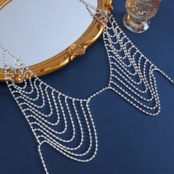 Diamond Tassel Body Chain: Sexy Nightclub Bikini Chest Jewelry - Image 3