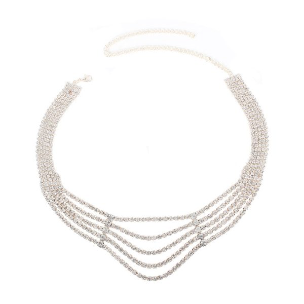 Rhinestone Body Chain Necklace: Sexy Stage Jewelry for Women - Image 8
