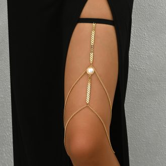Trendy Thigh Chain: European & US Fashion Body Jewelry H0024