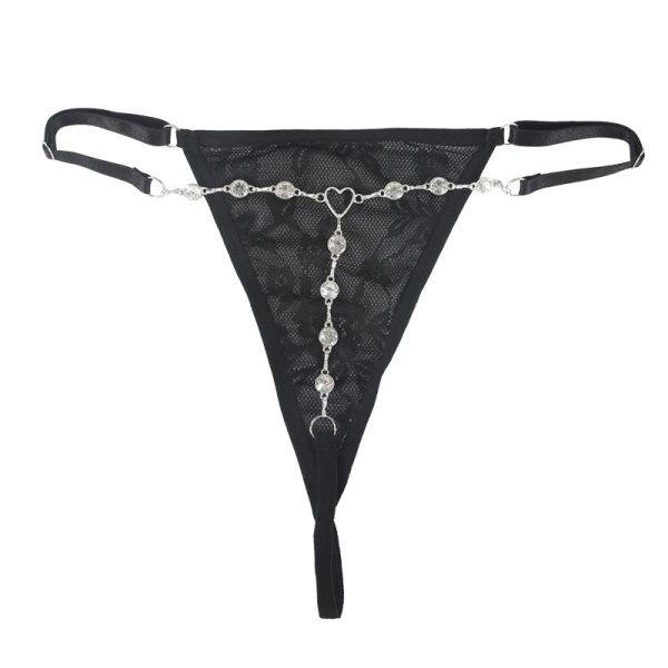 Diamond Bikini G-String: Sexy Body Chain Panties for Beach & Nightclub - Image 5