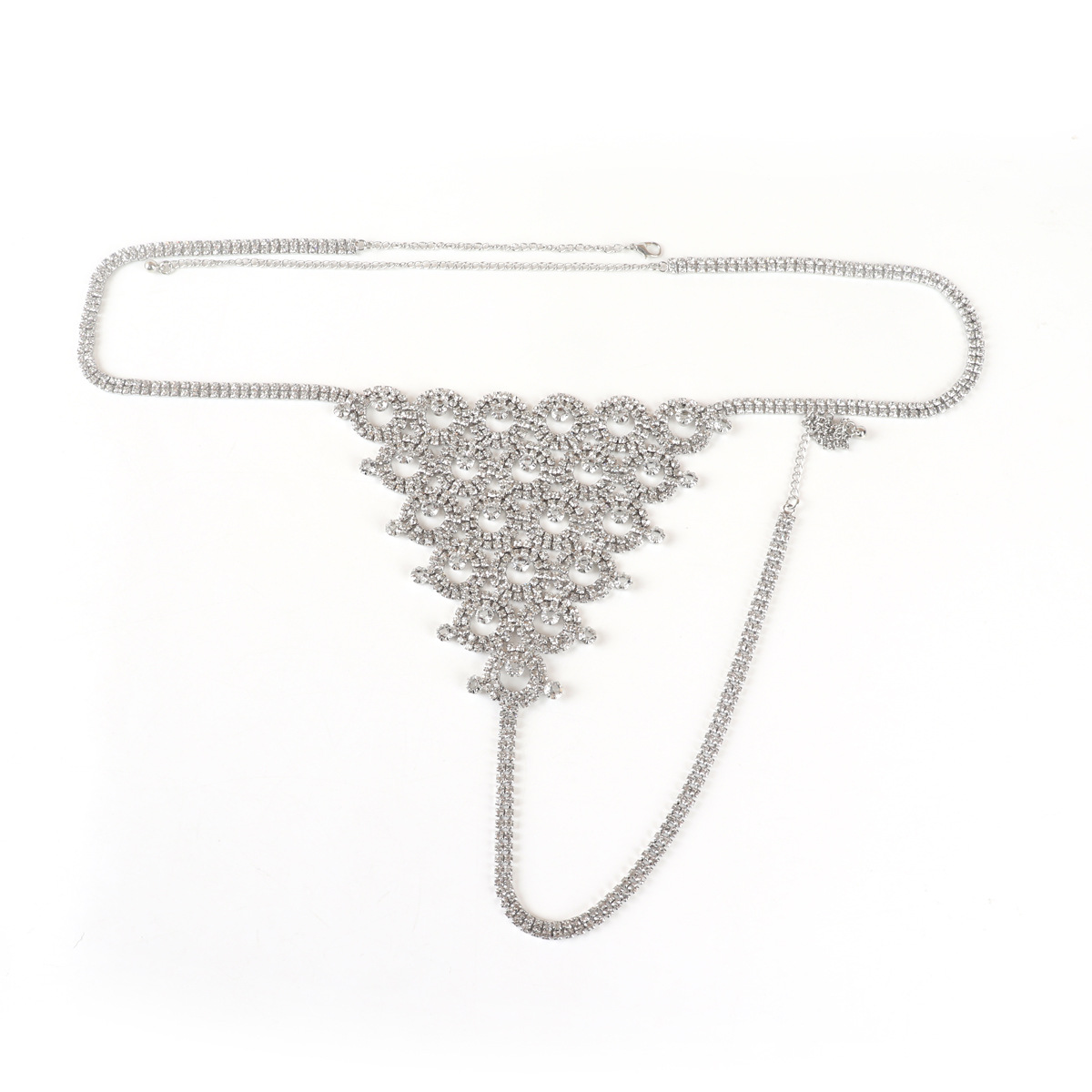 Rhinestone Body Chain Bra: Sexy Diamond Bikini Top for Women - Image 10