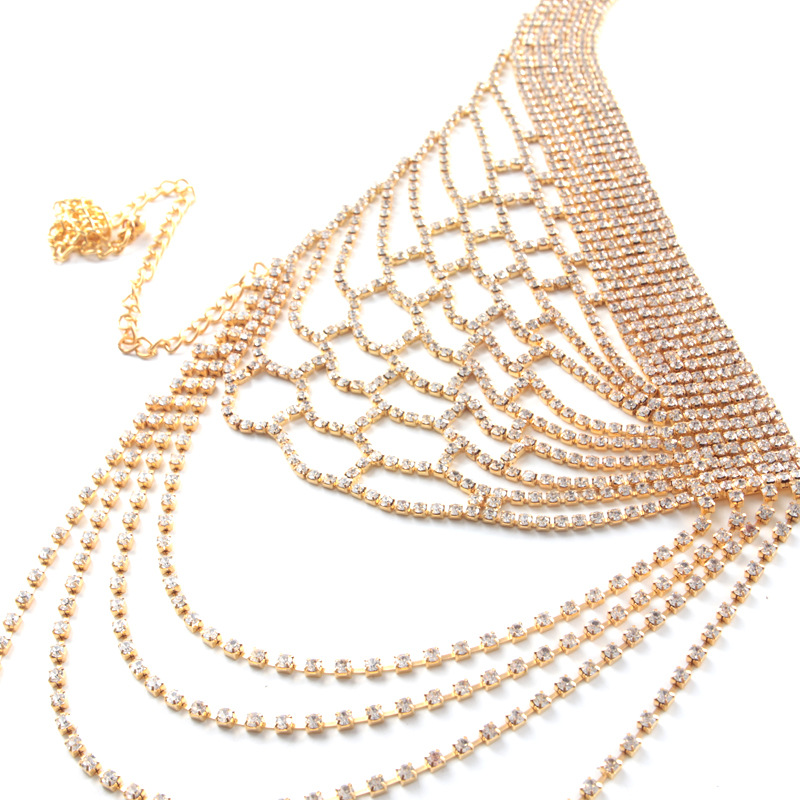 Rhinestone Bra Chain: Sexy Body Jewelry for Beach & Festival - Image 4