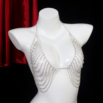 Diamond Tassel Body Chain: Sexy Nightclub Bikini Chest Jewelry