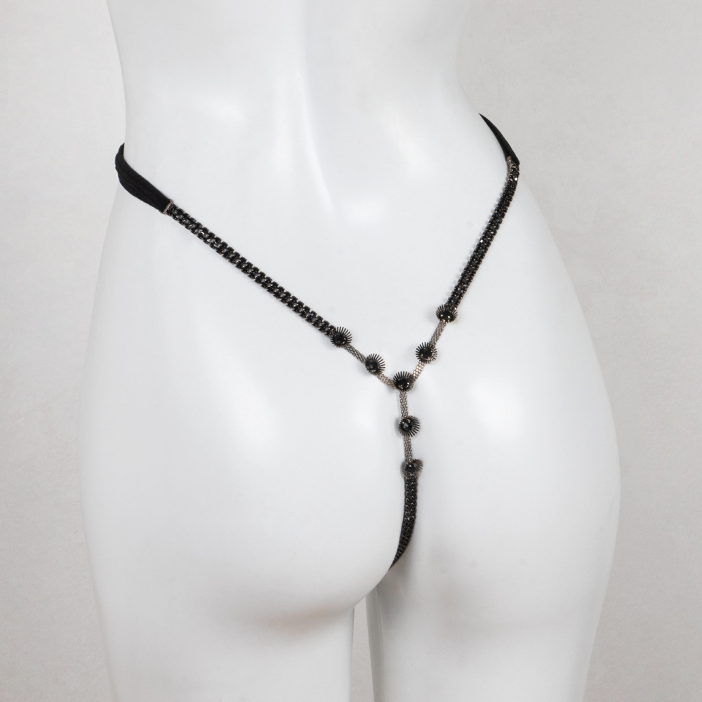 Rhinestone Tassel Body Chain Thong: Sexy Bikini Jewelry - Image 4