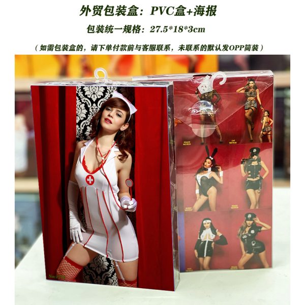 Nurse Sex Uniform Underwear  Halloween Night Nurse Role-playing Nightclub Performance Costume Temptation - Image 5