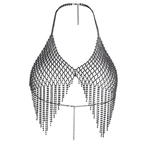 Sparkling Rhinestone Bra Chest Chain: Sexy Diamond Bikini Body Jewelry - Image 5