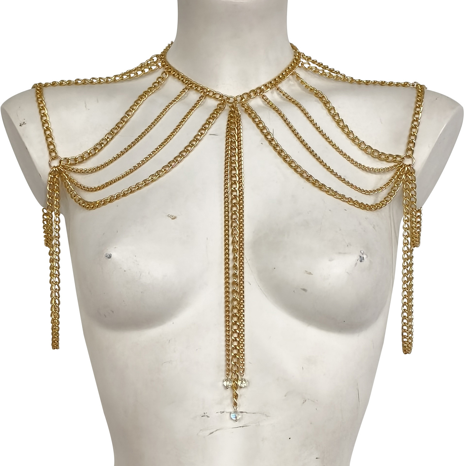 Sexy Hollow Shoulder Body Chain - Hot Girl Party Jewelry - Image 5