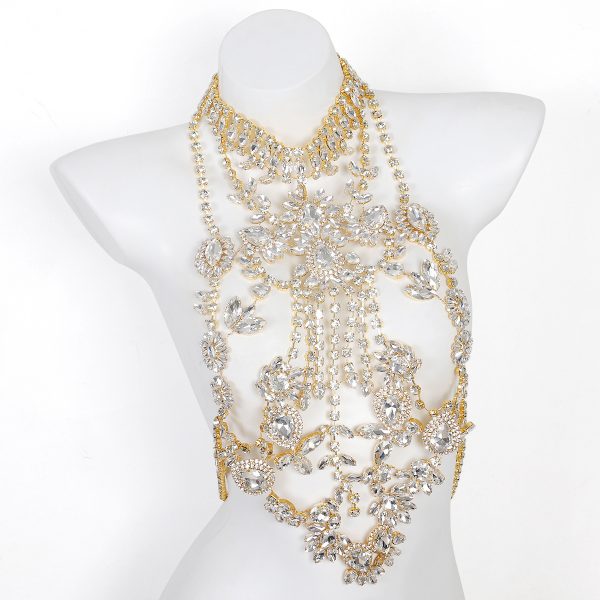 Luxury Rhinestone Body Chain: Sexy Diamond Chest Chain for Women - Image 7