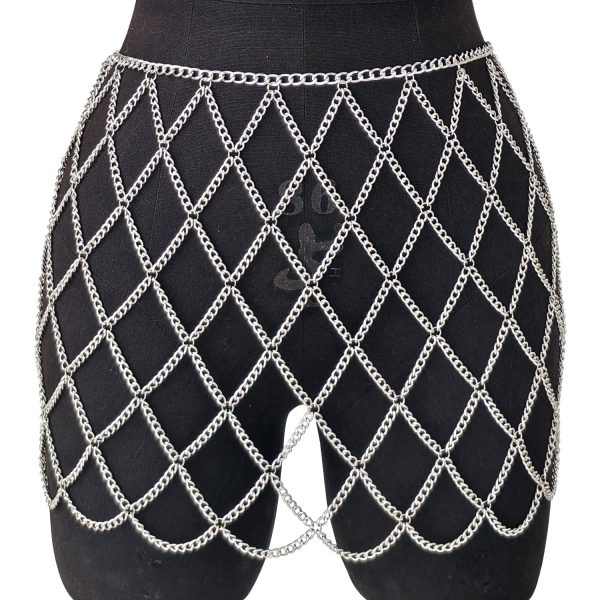 Diamond Mesh Body Chain Skirt - Sexy Hot Girl Fashion Accessory - Image 6
