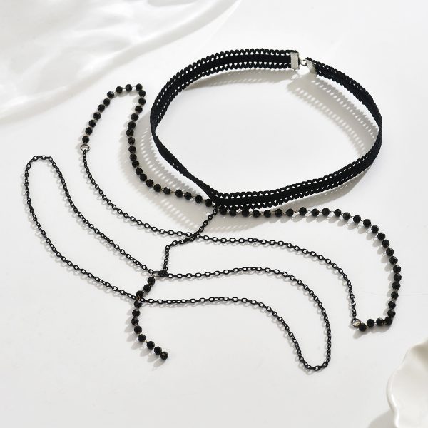 Black Rice Bead Thigh Ring - Hot Girl Personalized Jewelry H0034 - Image 3