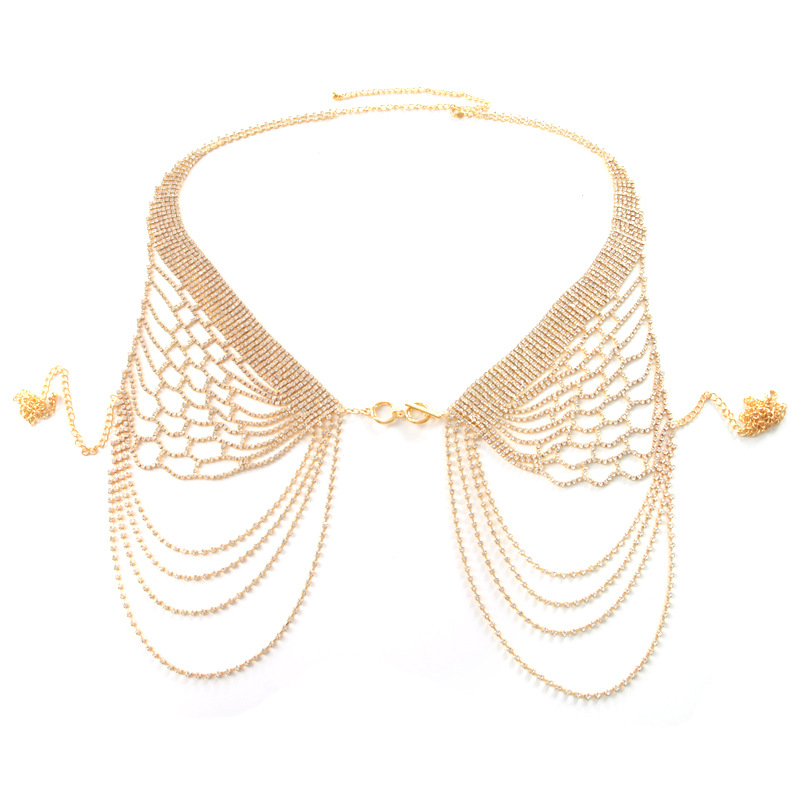 Rhinestone Bra Chain: Sexy Body Jewelry for Beach & Festival - Image 5