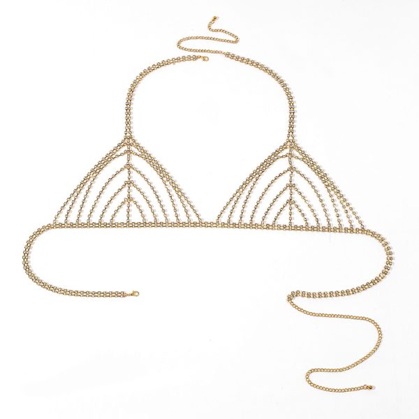 Diamond Body Chain Bra: Sexy Bikini Chest Jewelry for Nightclub & Parties - Image 6