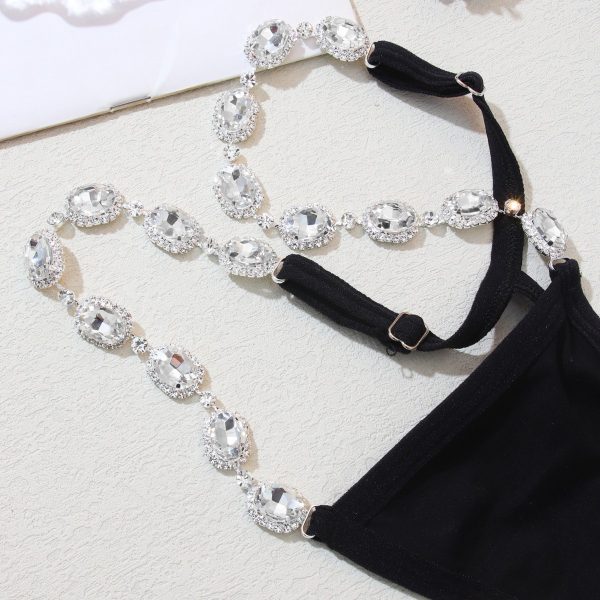 Amazon Sexy Bikini Body Chain Jewelry Rhinestone Thong Beach Vacation - Image 4
