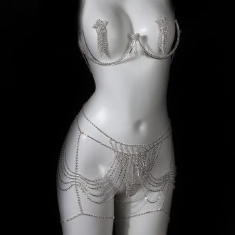 Rhinestone Body Chain: Sexy Tassel Jewelry for Women