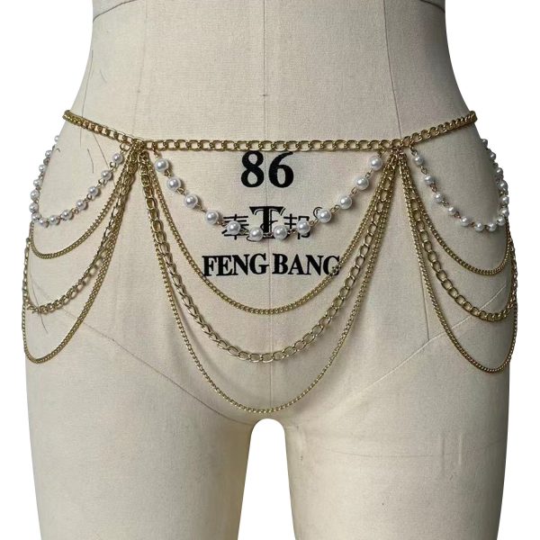 Retro Elegant Waist Chain - European American Tassel Belt Accessory - Image 4