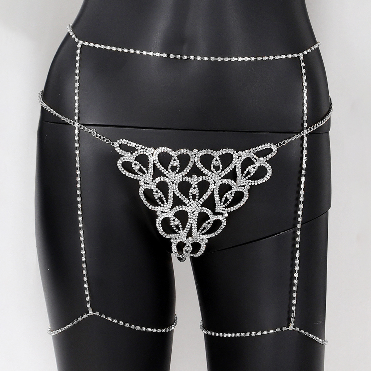 Rhinestone Body Chain: Sexy Bikini Jewelry for Party & Festival - Image 4
