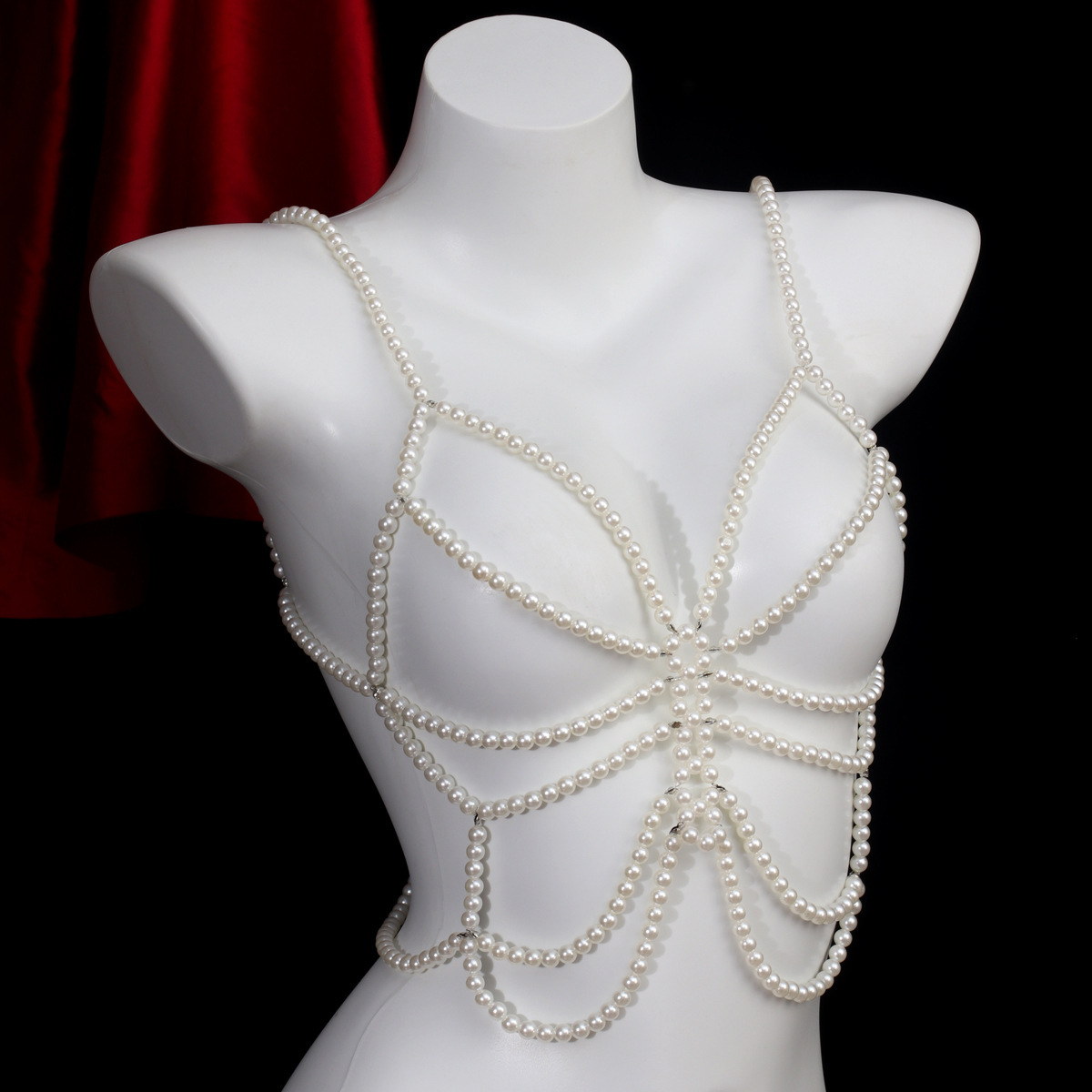 Pearl Body Chain Set: Sexy Waist Jewelry Fashion - Image 2