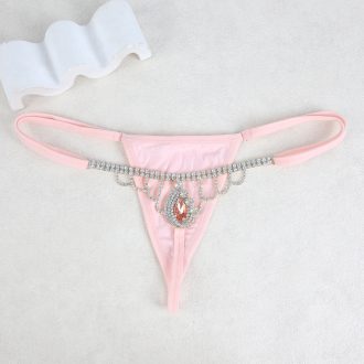 Diamond Tassel Body Chain: Sexy Rhinestone G-String Bikini Jewelry
