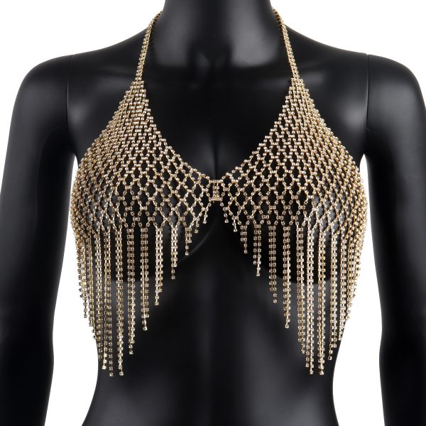 Diamond Body Chain: Sexy Bikini Chest Chain for Beach & Nightclub - Image 4