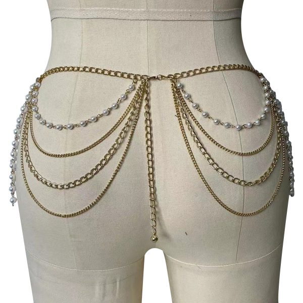 Retro Elegant Waist Chain - European American Tassel Belt Accessory - Image 5
