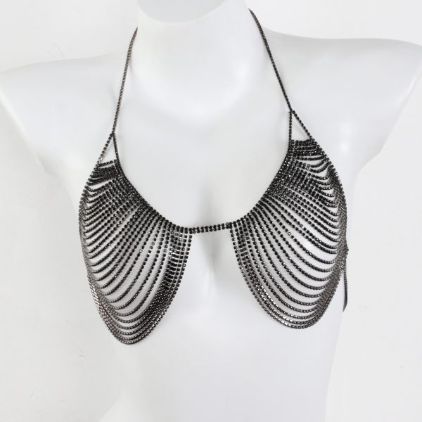 Sexy Tassel Body Chain Bra: Diamond Bikini Beach Nightclub Jewelry - Image 8