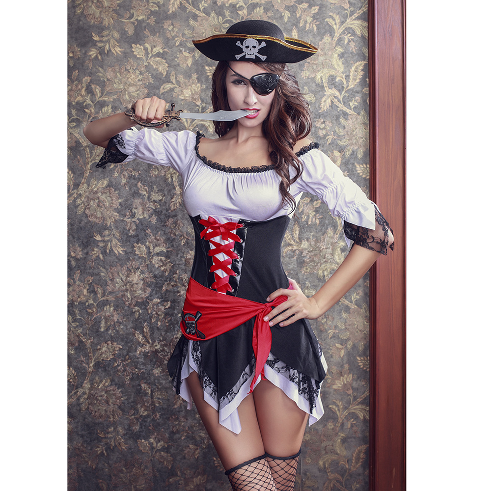 Sexy Pirate Costume Women - Halloween Cosplay Party Outfit - Image 2