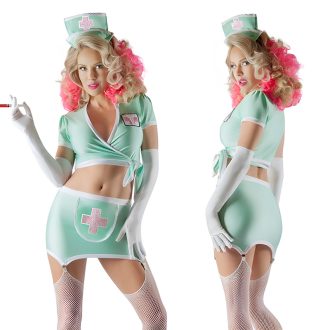 Sexy Nurse Lingerie Halloween Costume - Adult Roleplay Uniform